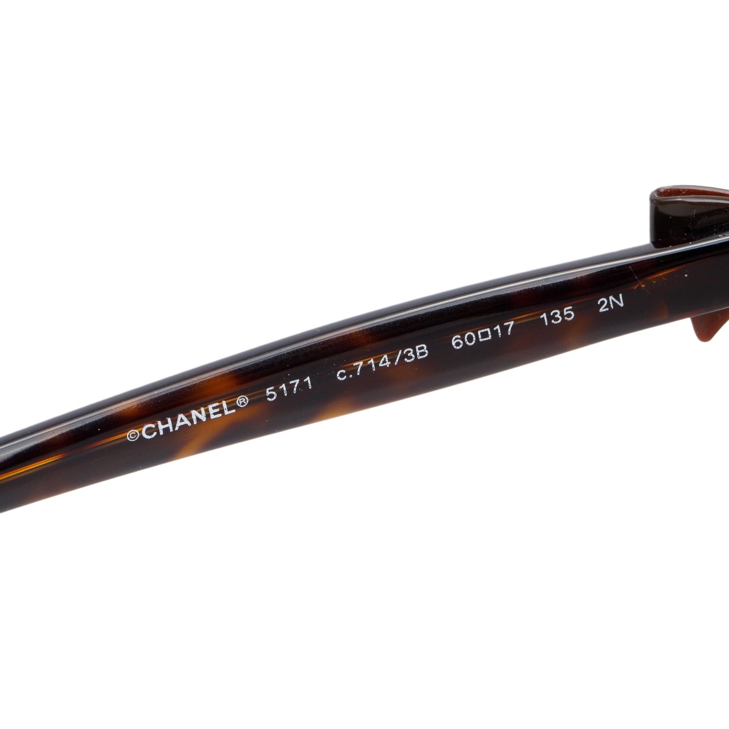 Chanel 5171 Havana Acetate CC Bow Sunglasses