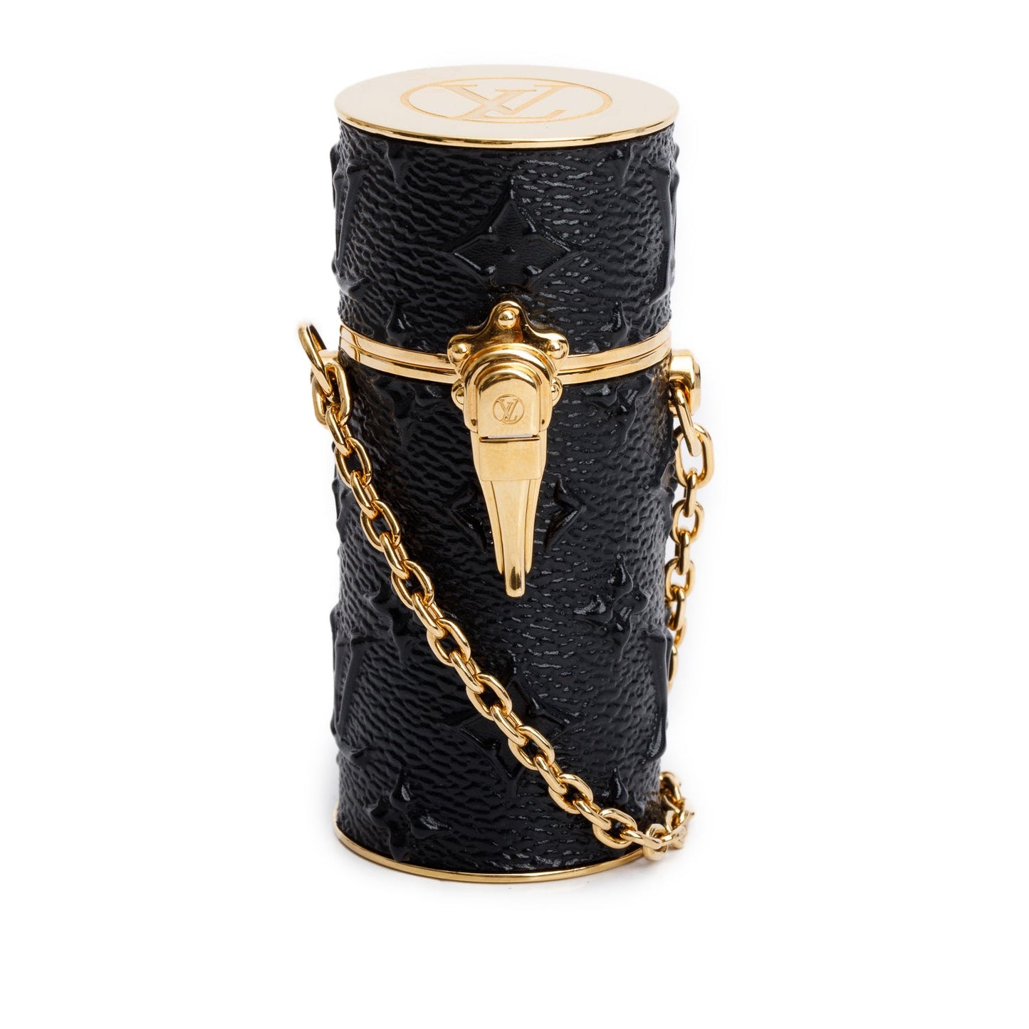 Louis Vuitton Monogram Midnight Embossed Lipstick Case Bag