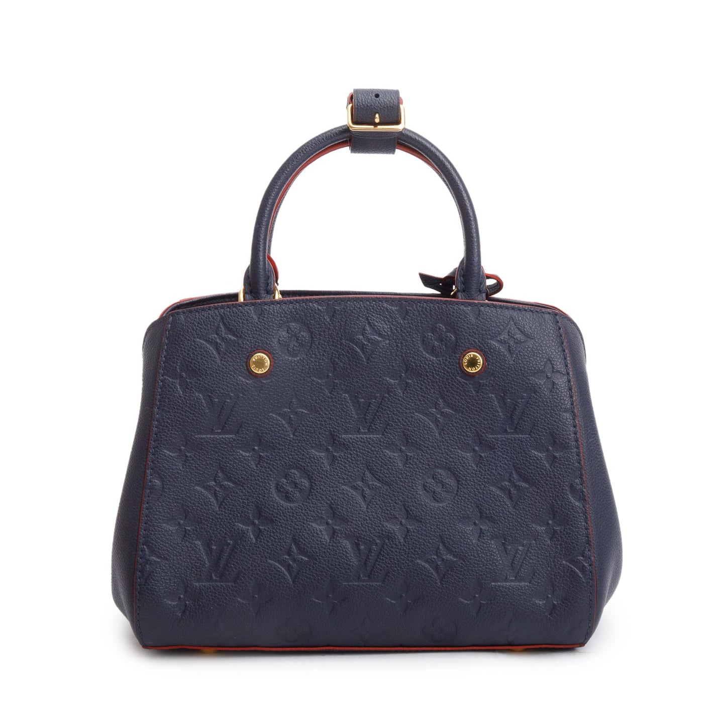 Louis Vuitton Navy Monogram Empreinte Leather Montaigne BB