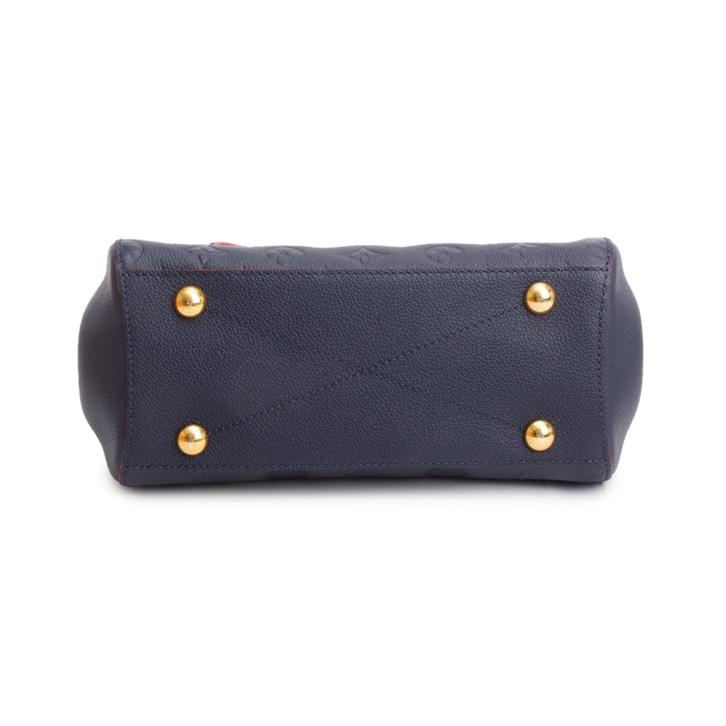 Louis Vuitton Navy Monogram Empreinte Leather Montaigne BB