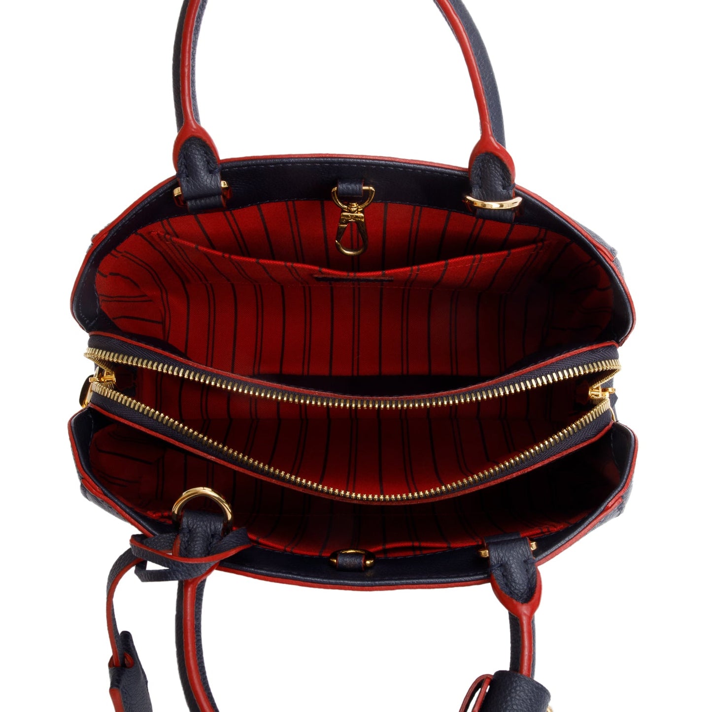 Louis Vuitton Navy Monogram Empreinte Leather Montaigne BB