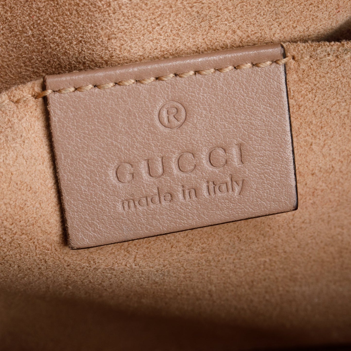 Gucci Beige GG Marmont Matelasse Small Camera Bag