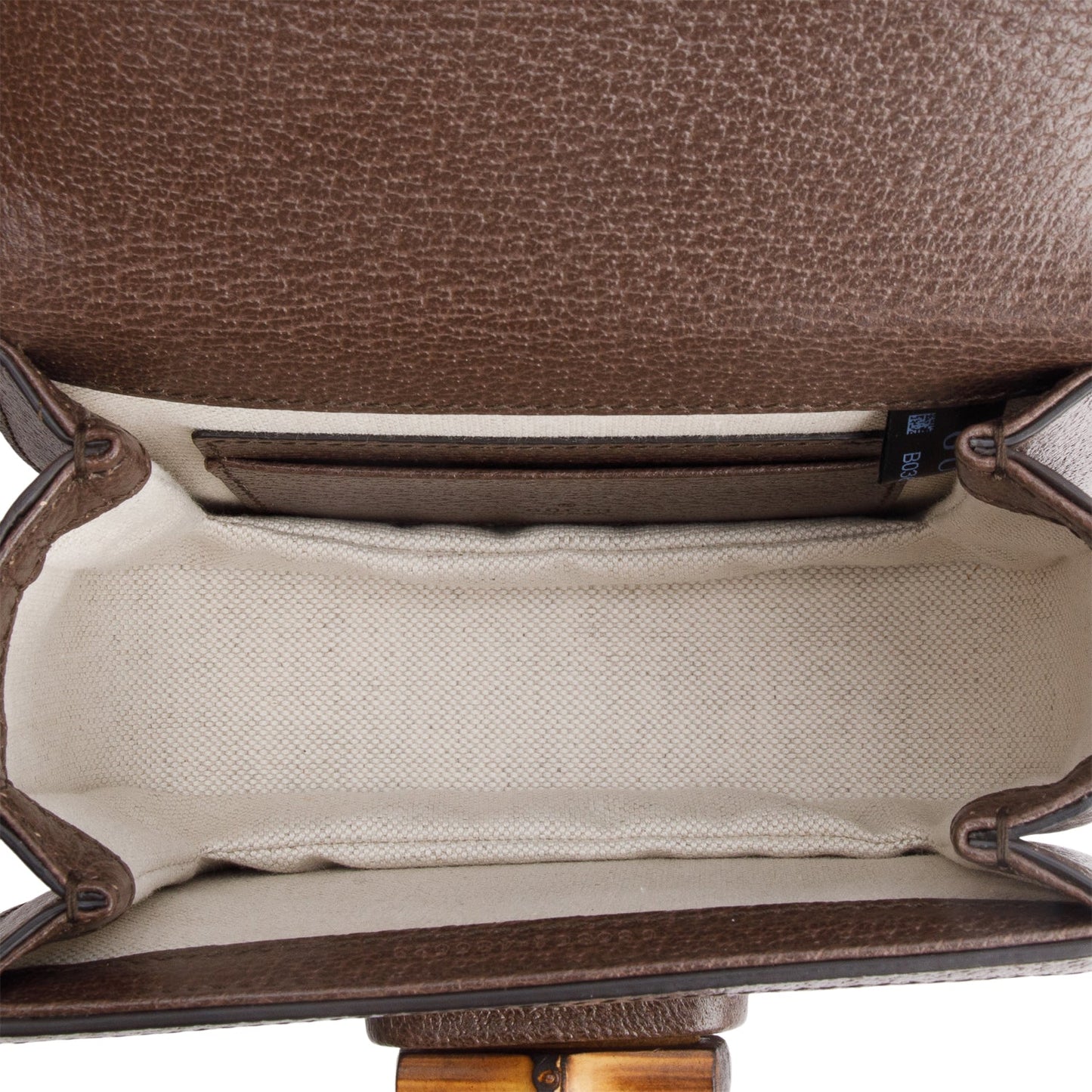 Gucci Beige/Brown Jumbo GG Canvas Bamboo 1947 Mini Top Handle Bag
