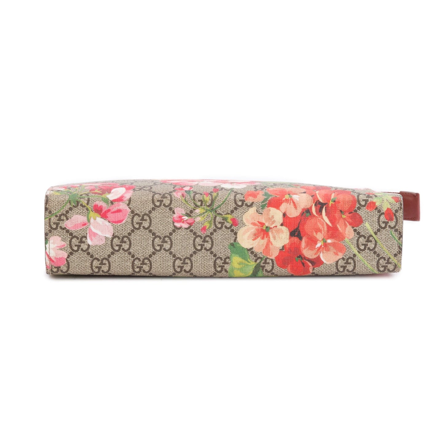 Gucci GG Supreme Blooms Large Cosmetics Zip Pouch
