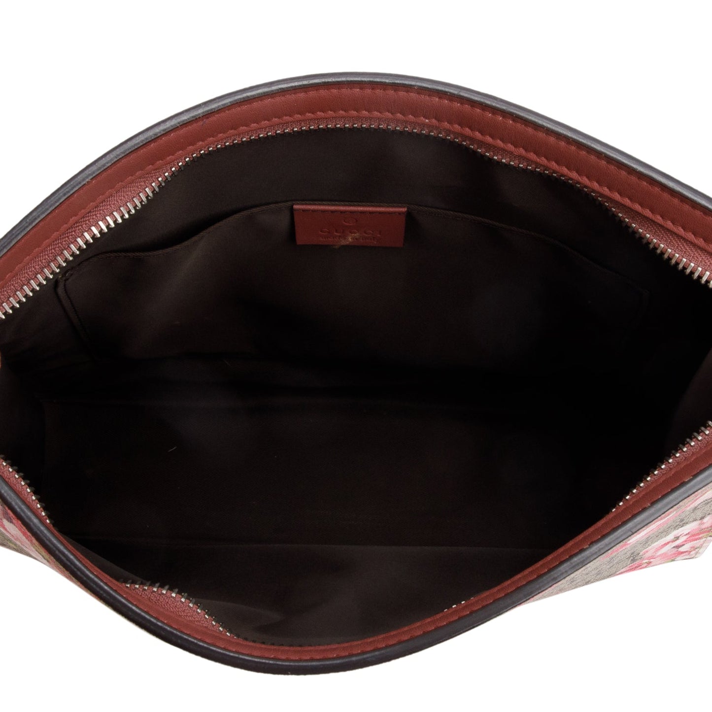 Gucci GG Supreme Blooms Large Cosmetics Zip Pouch