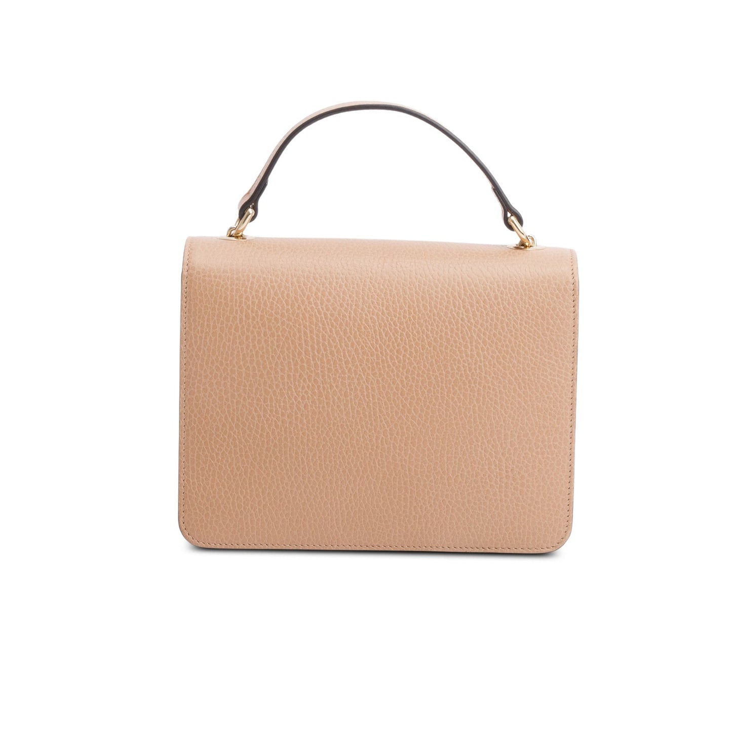 Gucci Beige Dollar Calfskin Small Interlocking G Shoulder Bag
