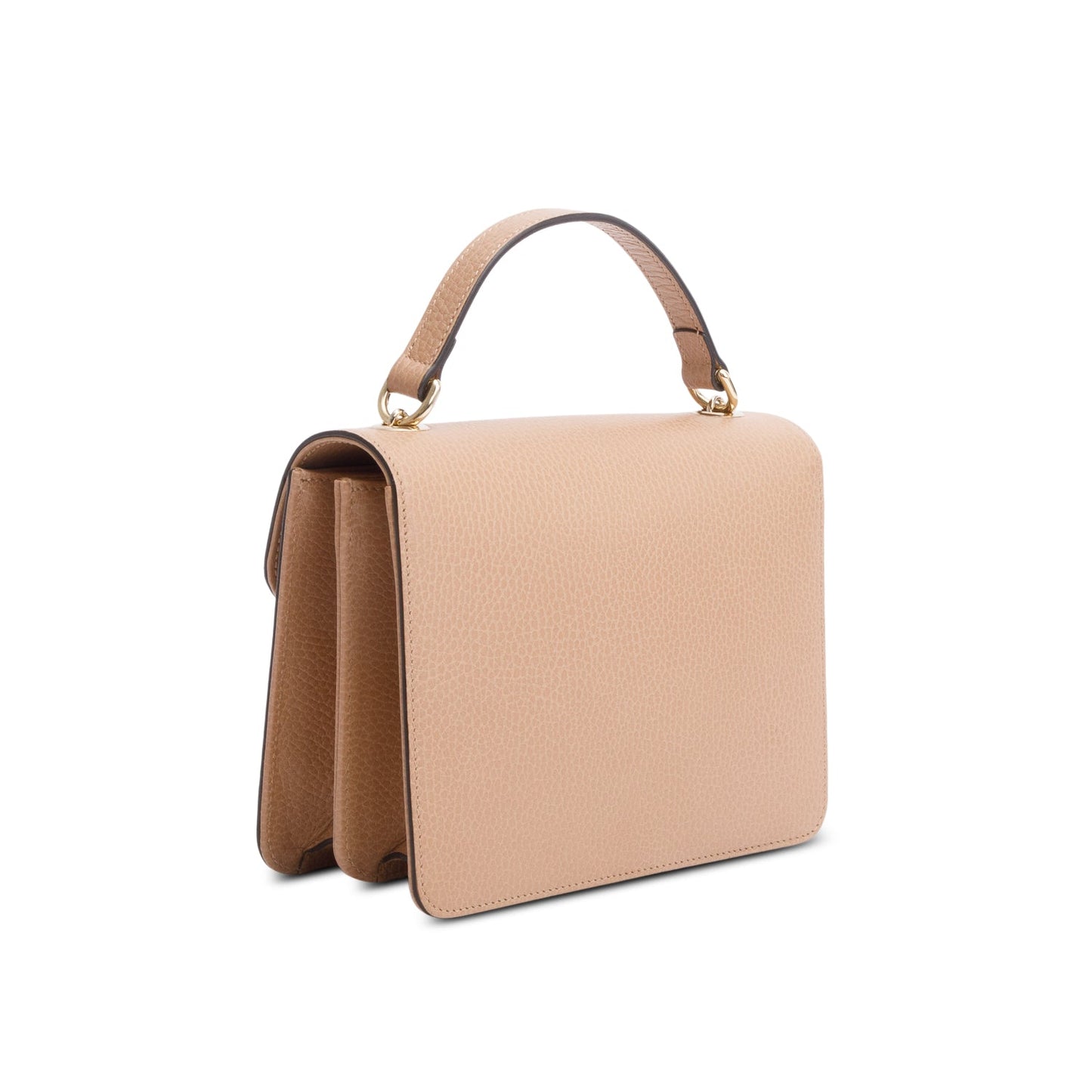 Gucci Beige Dollar Calfskin Small Interlocking G Shoulder Bag