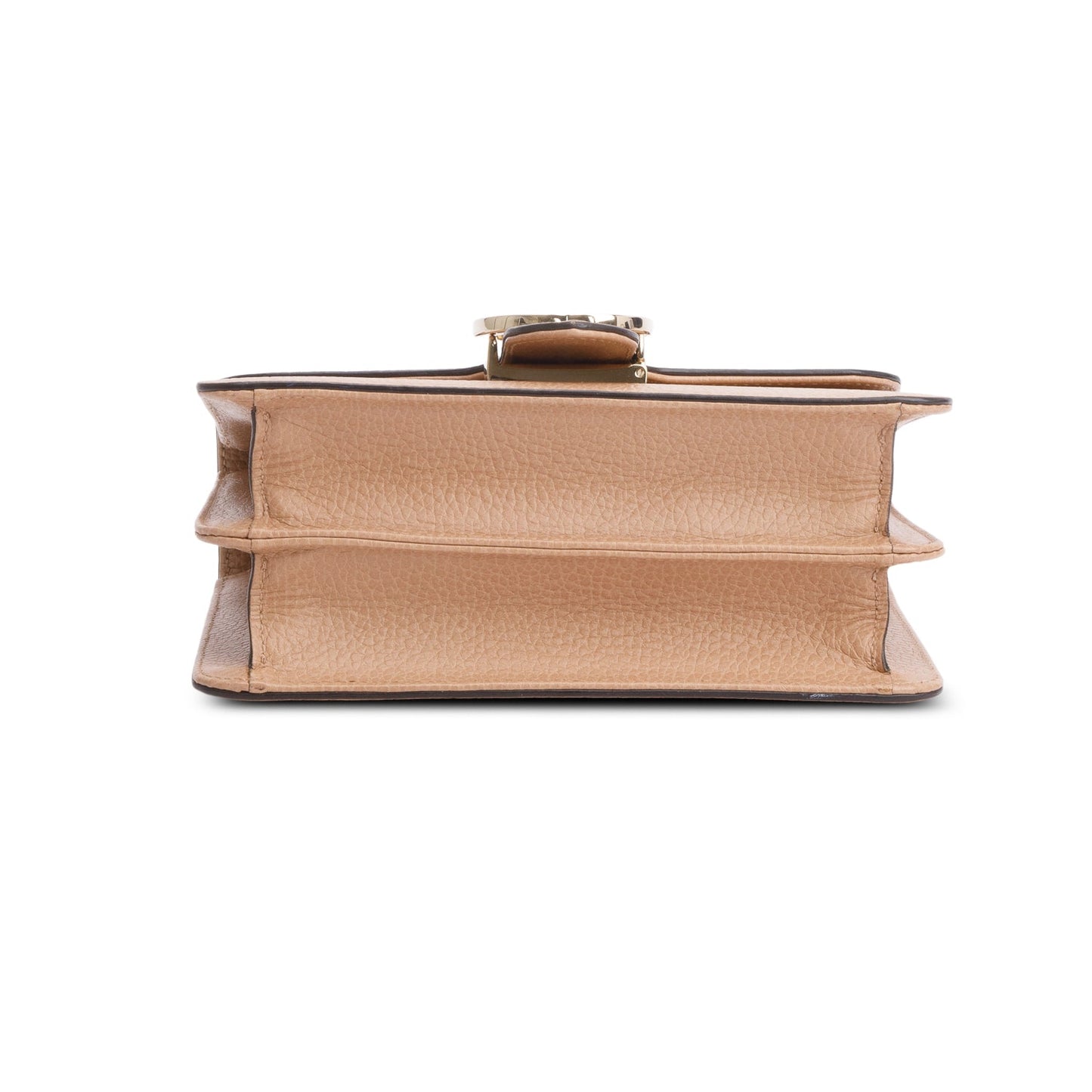 Gucci Beige Dollar Calfskin Small Interlocking G Shoulder Bag