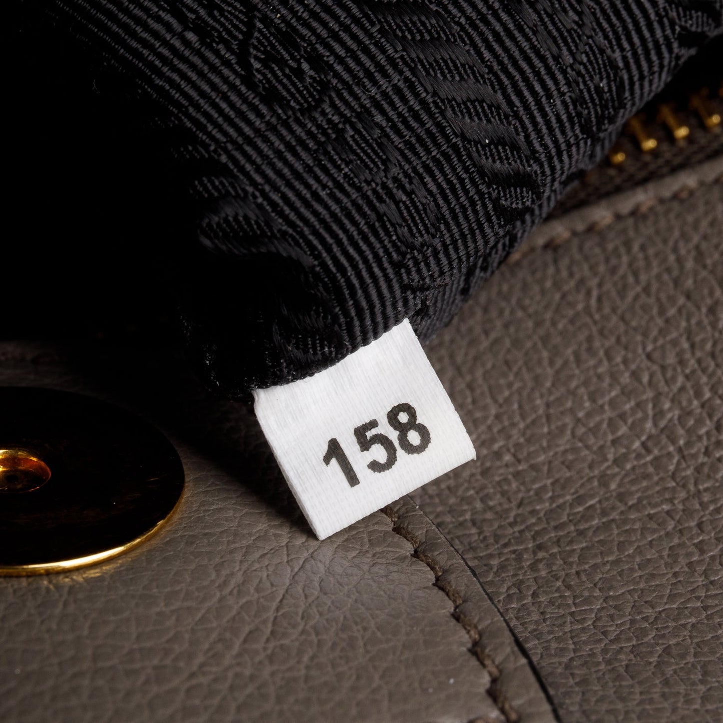 Prada Grey City Calf Small Twin Pocket Tote