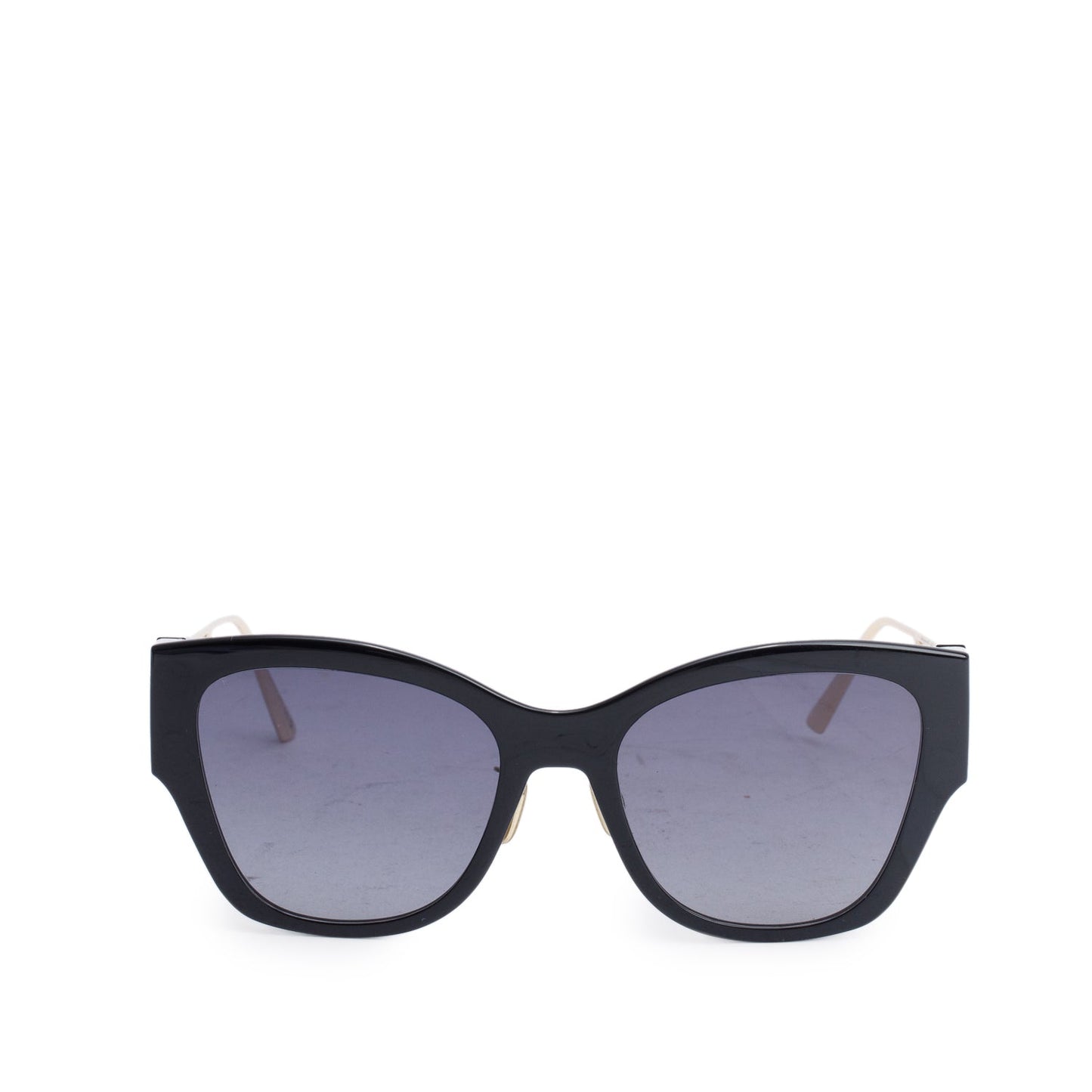 Christian Dior Black Acetate 30montaigne B2U Butterfly Sunglasses