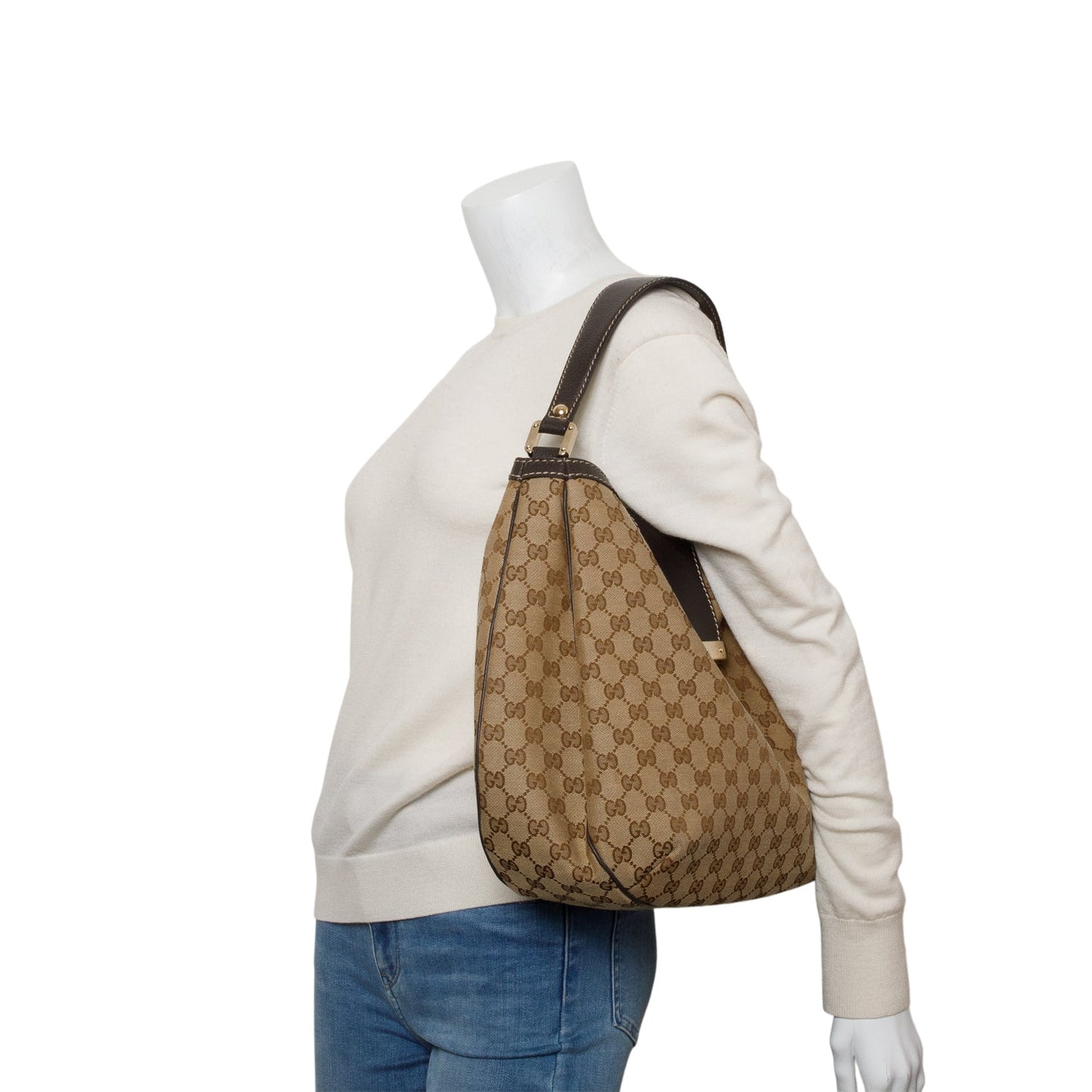 Gucci GG Canvas New Ladies Hobo