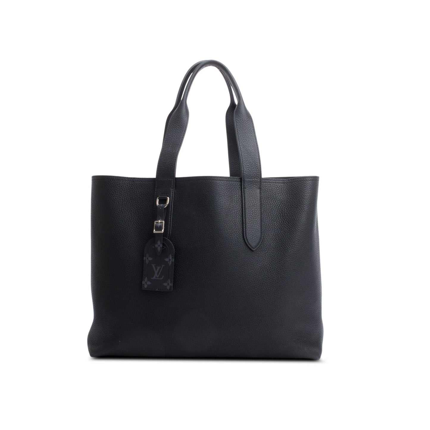 Louis Vuitton Black Taurillon Leather Cabas Voyage Tote