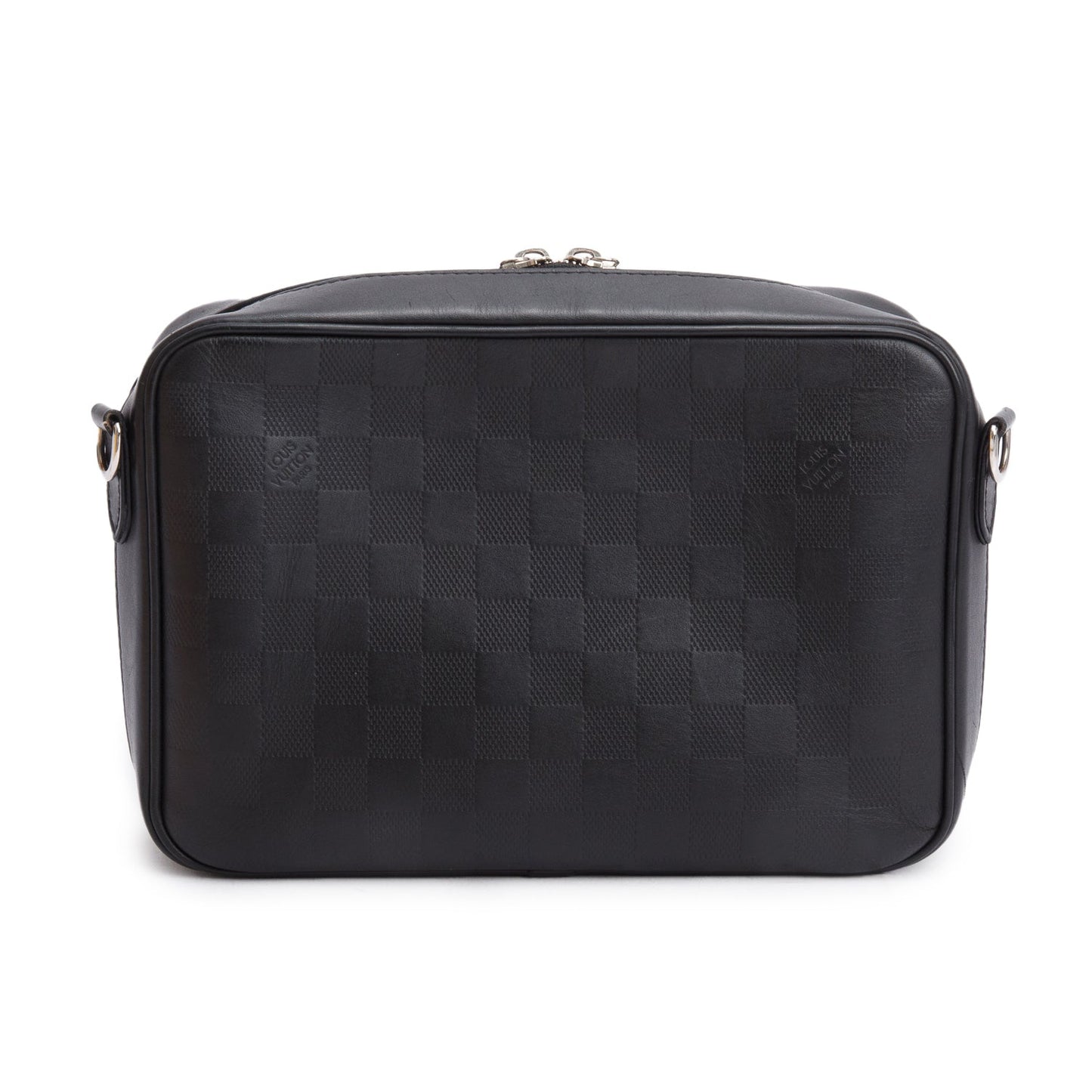 Louis Vuitton Black Damier Infini Calfskin Leather Sirius Messenger Bag