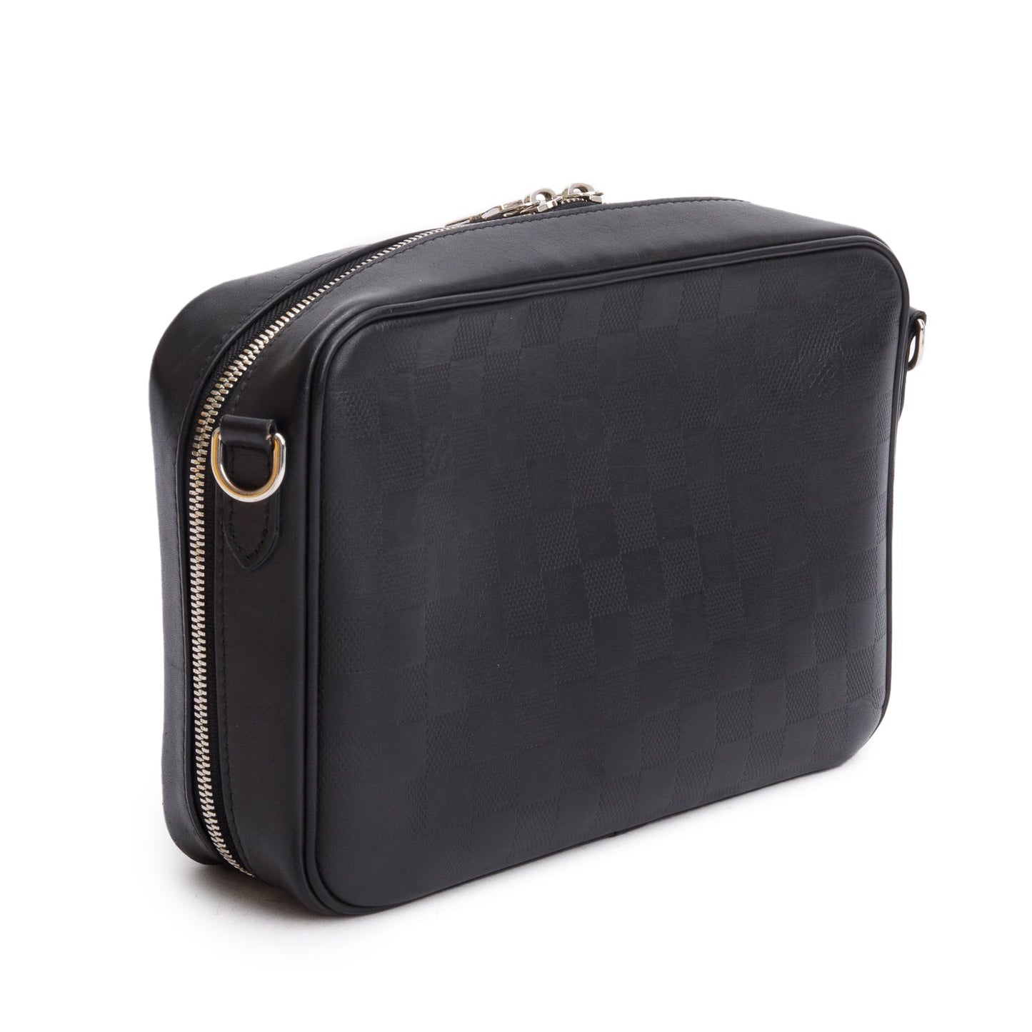 Louis Vuitton Black Damier Infini Calfskin Leather Sirius Messenger Bag