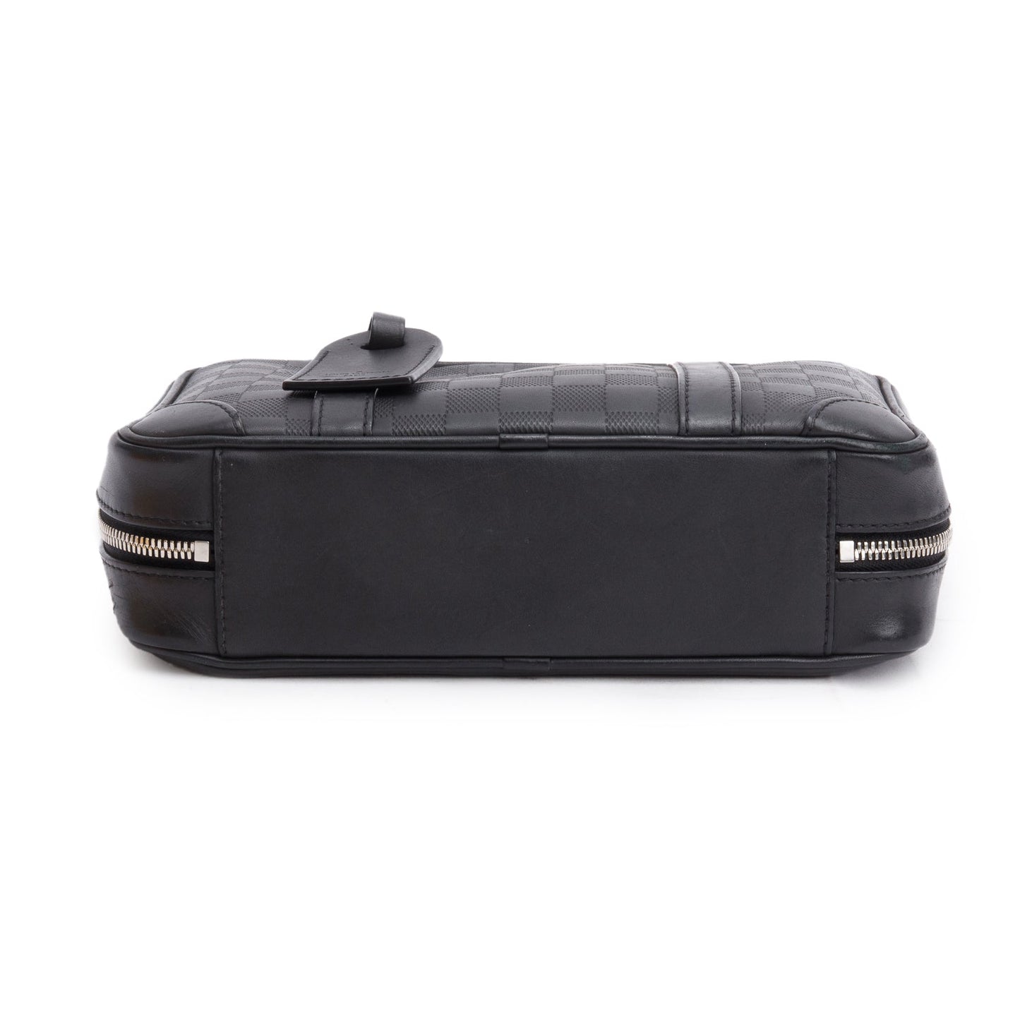 Louis Vuitton Black Damier Infini Calfskin Leather Sirius Messenger Bag