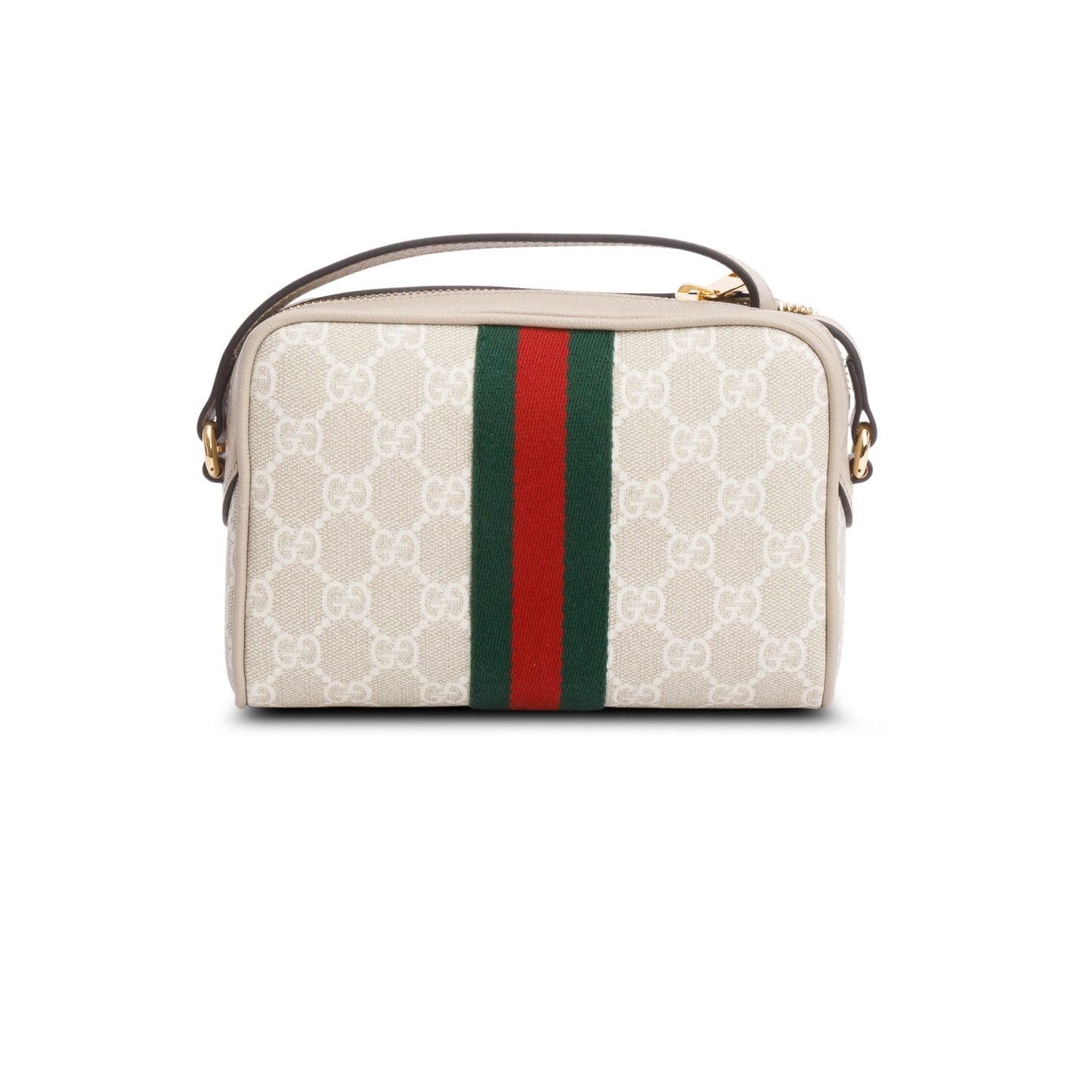 Gucci Beige GG Supreme Web Mini Ophidia Crossbody Bag