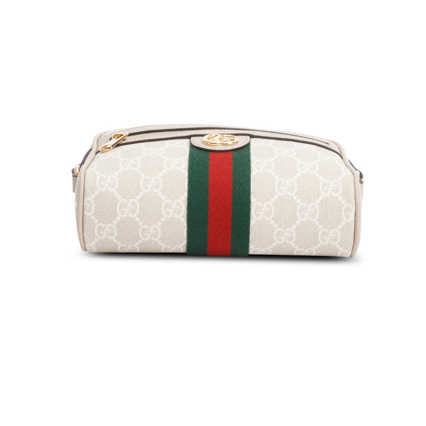 Gucci Beige GG Supreme Web Mini Ophidia Crossbody Bag