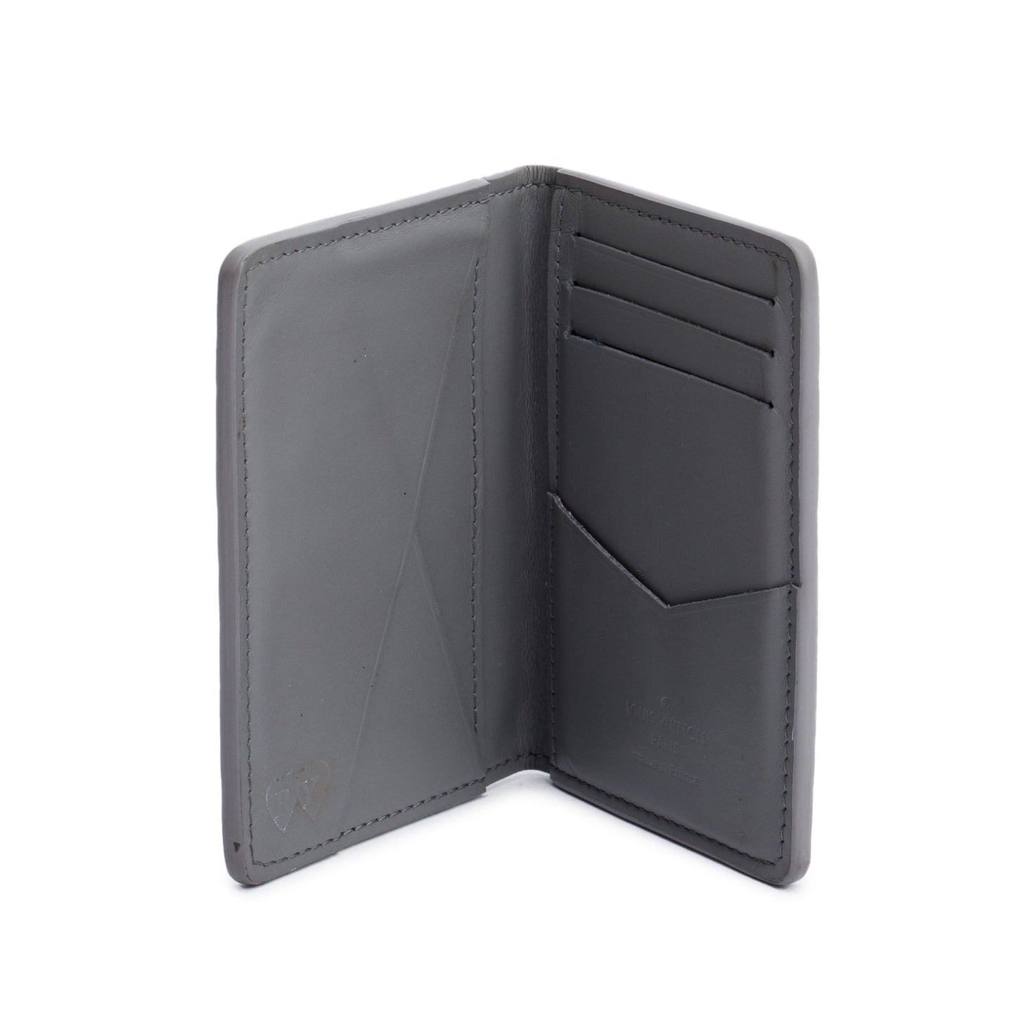Louis Vuitton Grey Monogram Calfskin Shadow Pocket Organizer