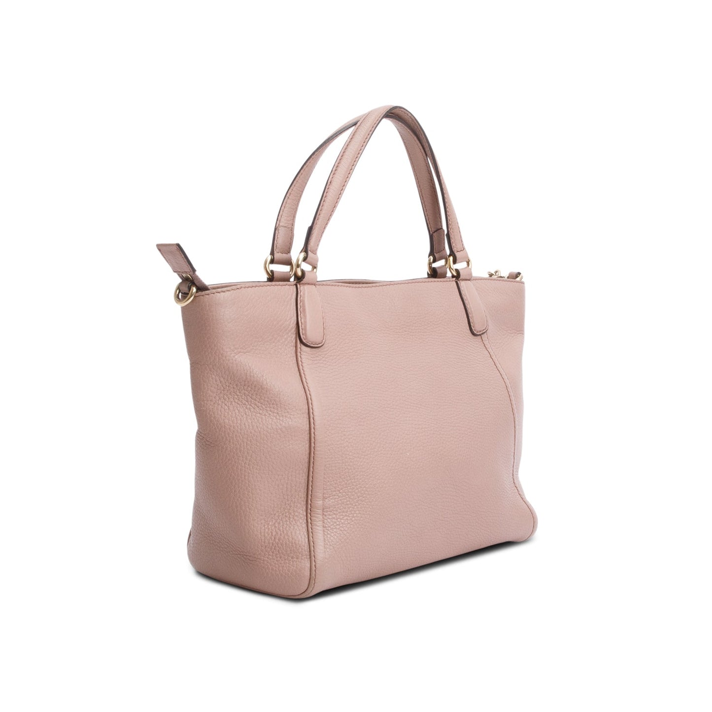 Gucci Pink Calfksin Leather Small Soho Cellarius Tote