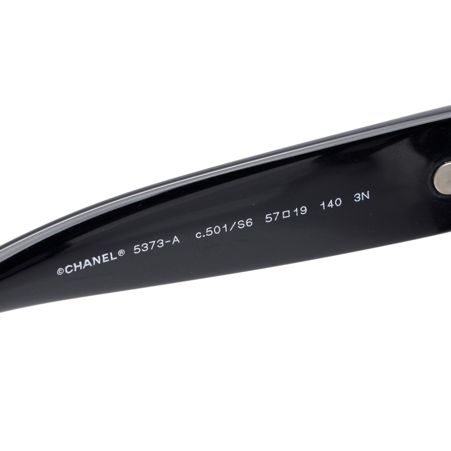 Chanel 5373A Black Acetate CC Oversized Sunglasses