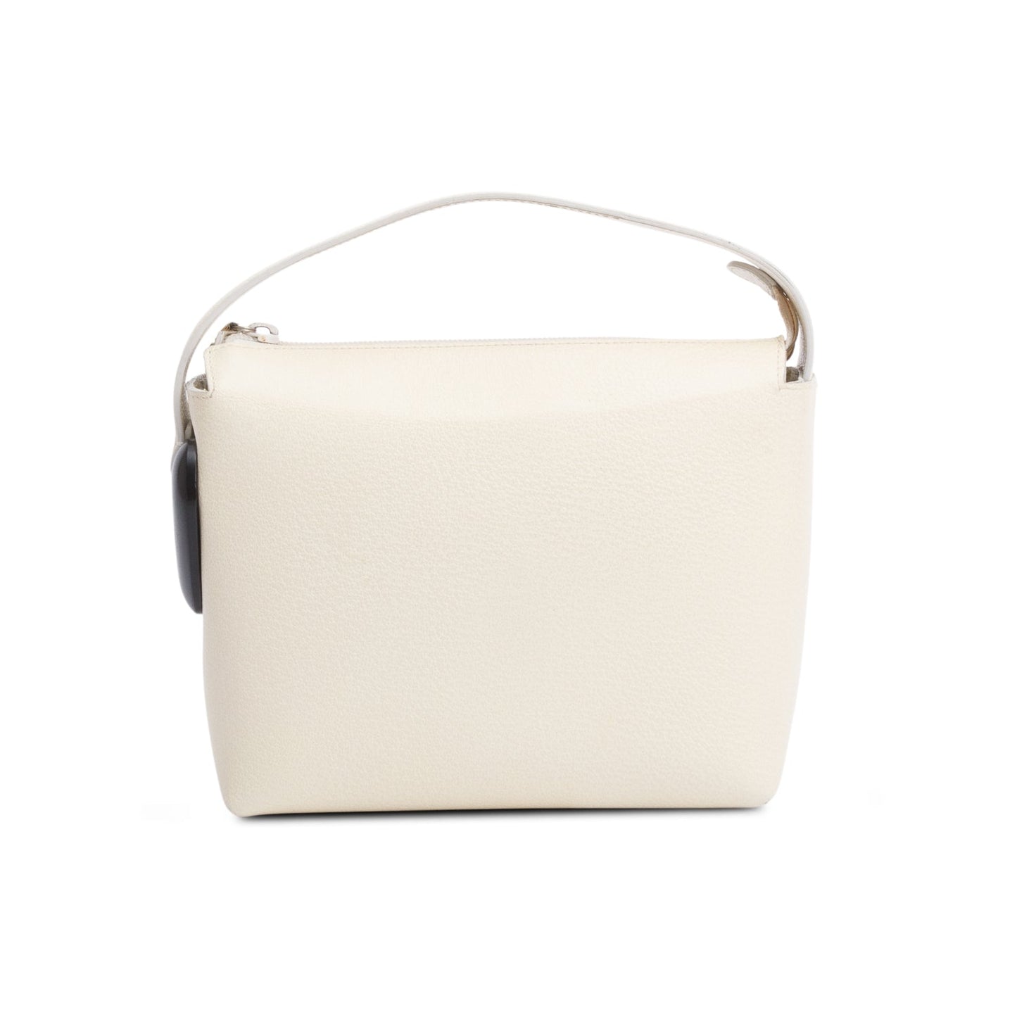 Gucci Vintage Cream Leather Top Handle Bag