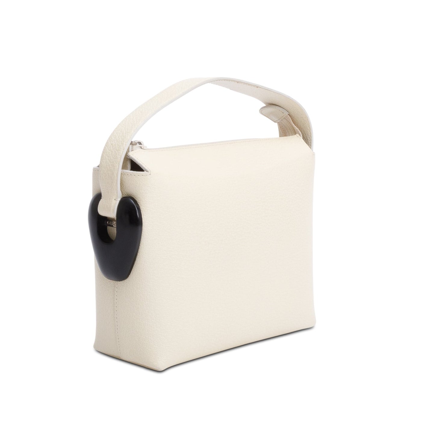 Gucci Vintage Cream Leather Top Handle Bag