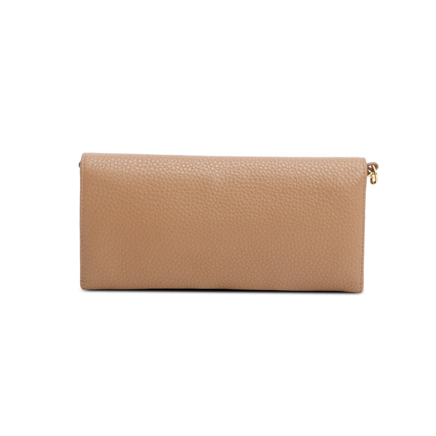 Prada Beige Leather Wallet on Chain