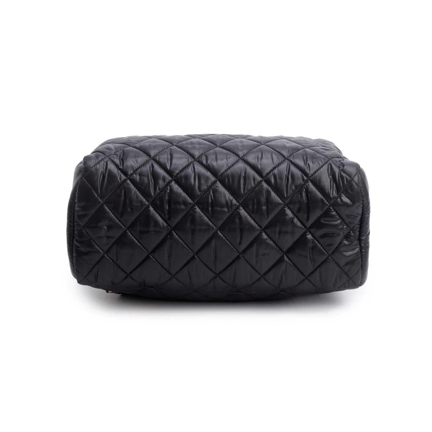 Chanel Black Nylon Quilted Coco Coocoon Backpack