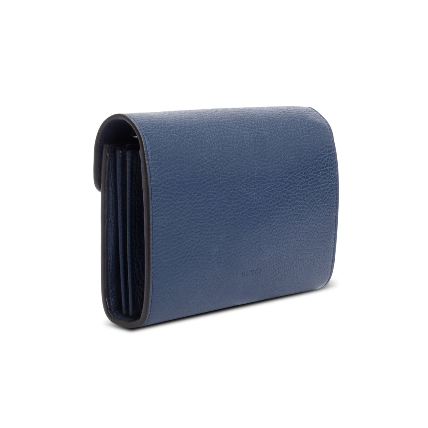 Gucci Navy Leather Dionysus Wallet on Chain