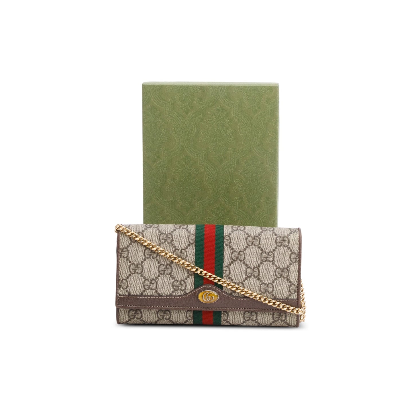 Gucci GG Supreme Ophidia Wallet on Chain