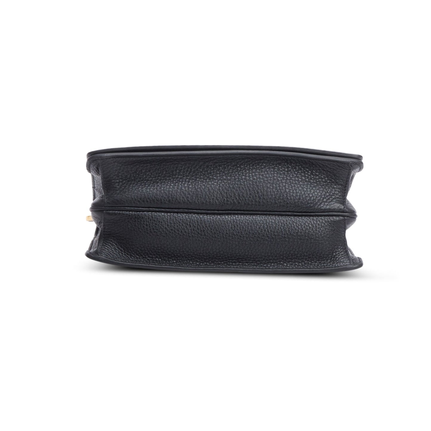 Prada Black Vitello Daino Phenix Flap Crossbody Bag
