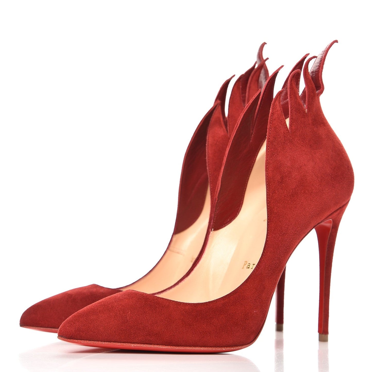 CHRISTIAN LOUBOUTIN VICTORINA 100MM VEAU VELOURS SIZE 38