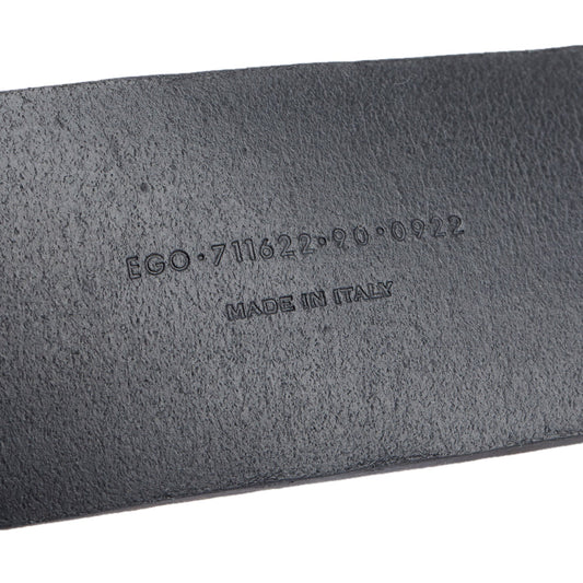 Saint Laurent 2022 Black Leather Wide Belt 90 36