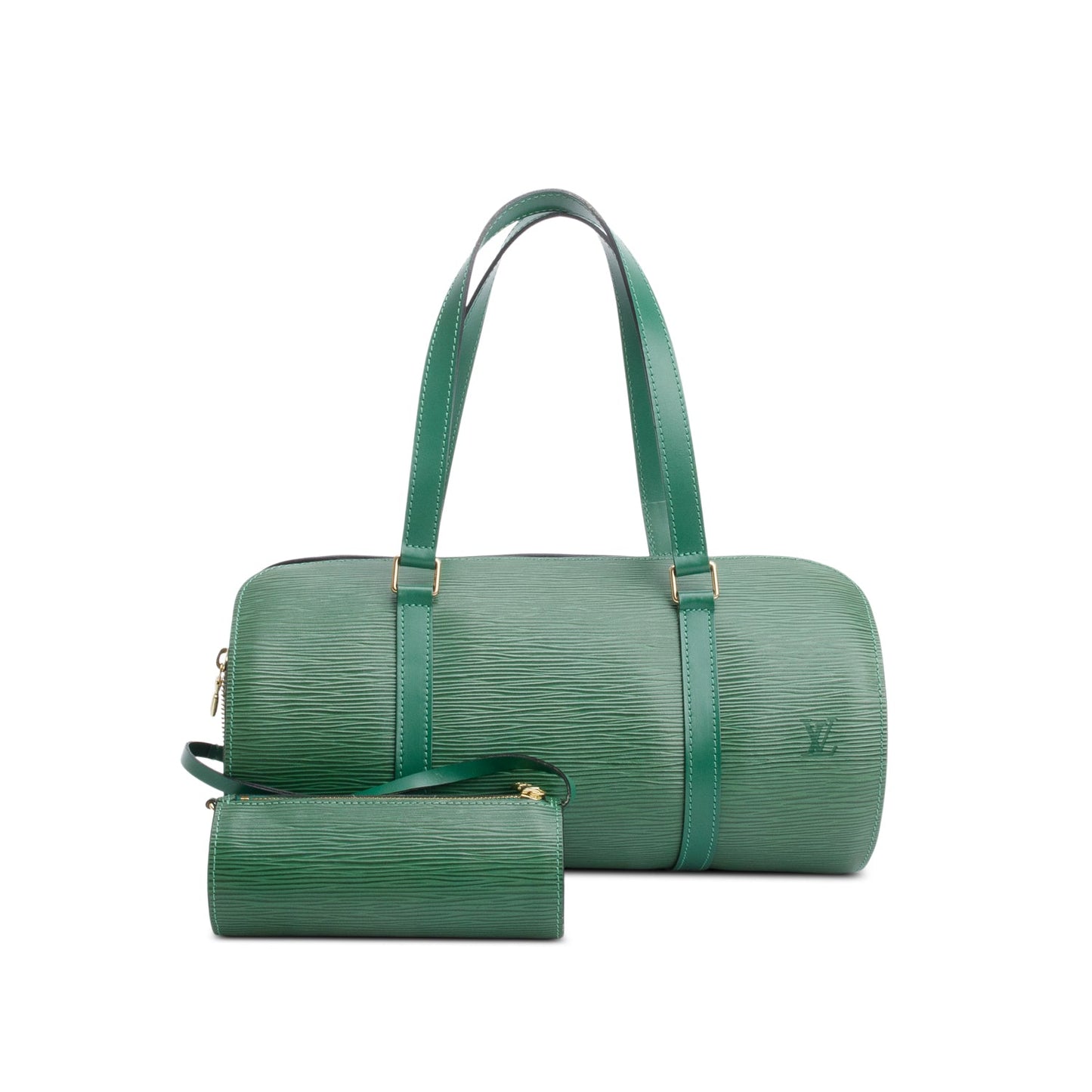 Louis Vuitton Green Epi Leather Soufflot Bag