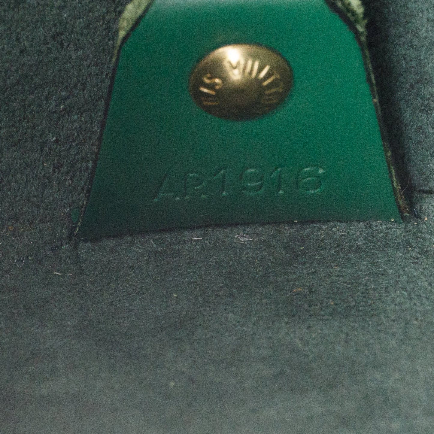 Louis Vuitton Green Epi Leather Soufflot Bag