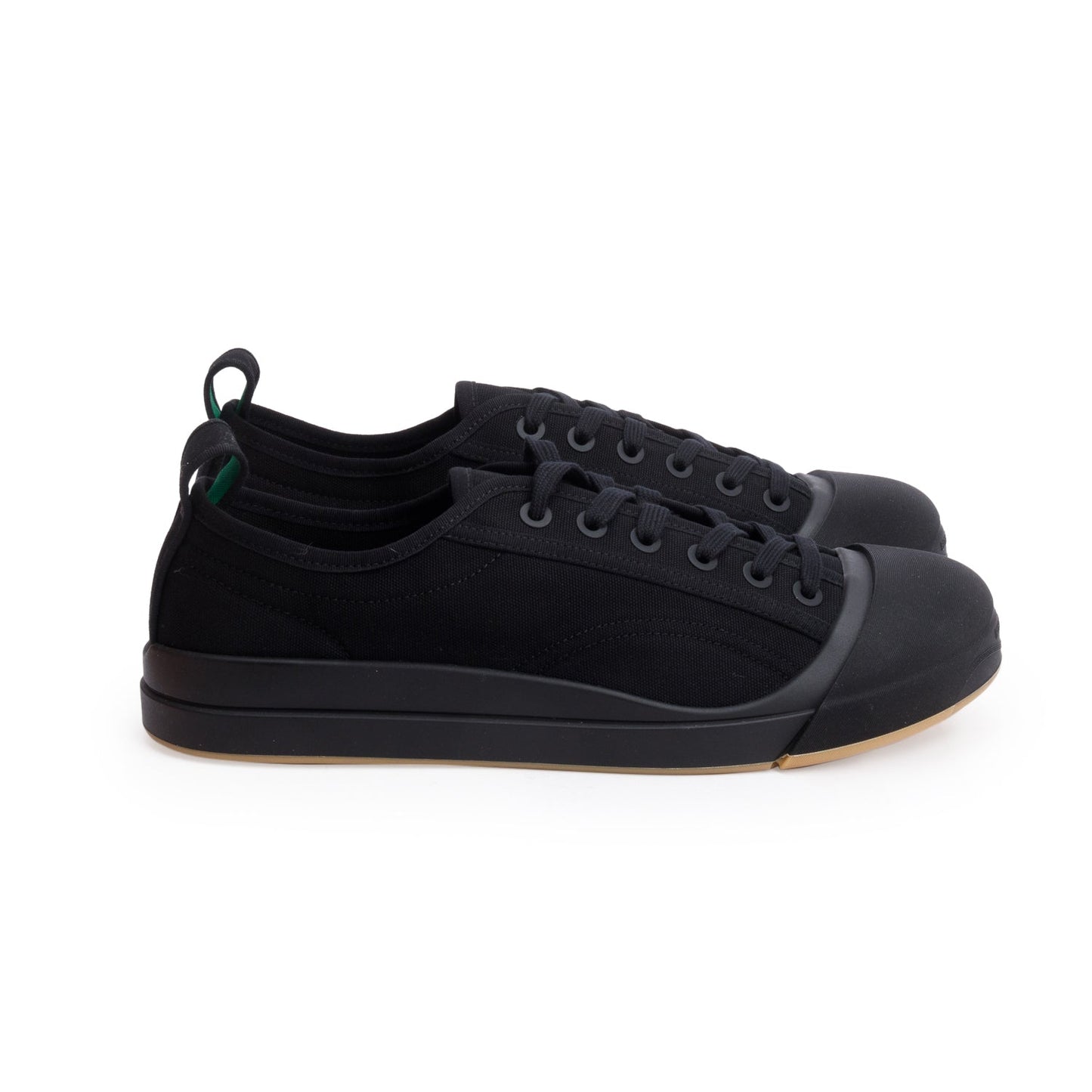 Bottega Veneta Black Canvas Vulcan Sneakers, Men's Size 44