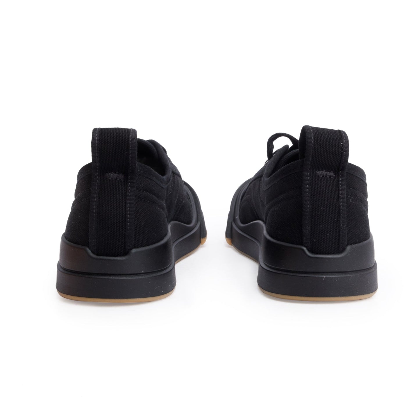 Bottega Veneta Black Canvas Vulcan Sneakers, Men's Size 44