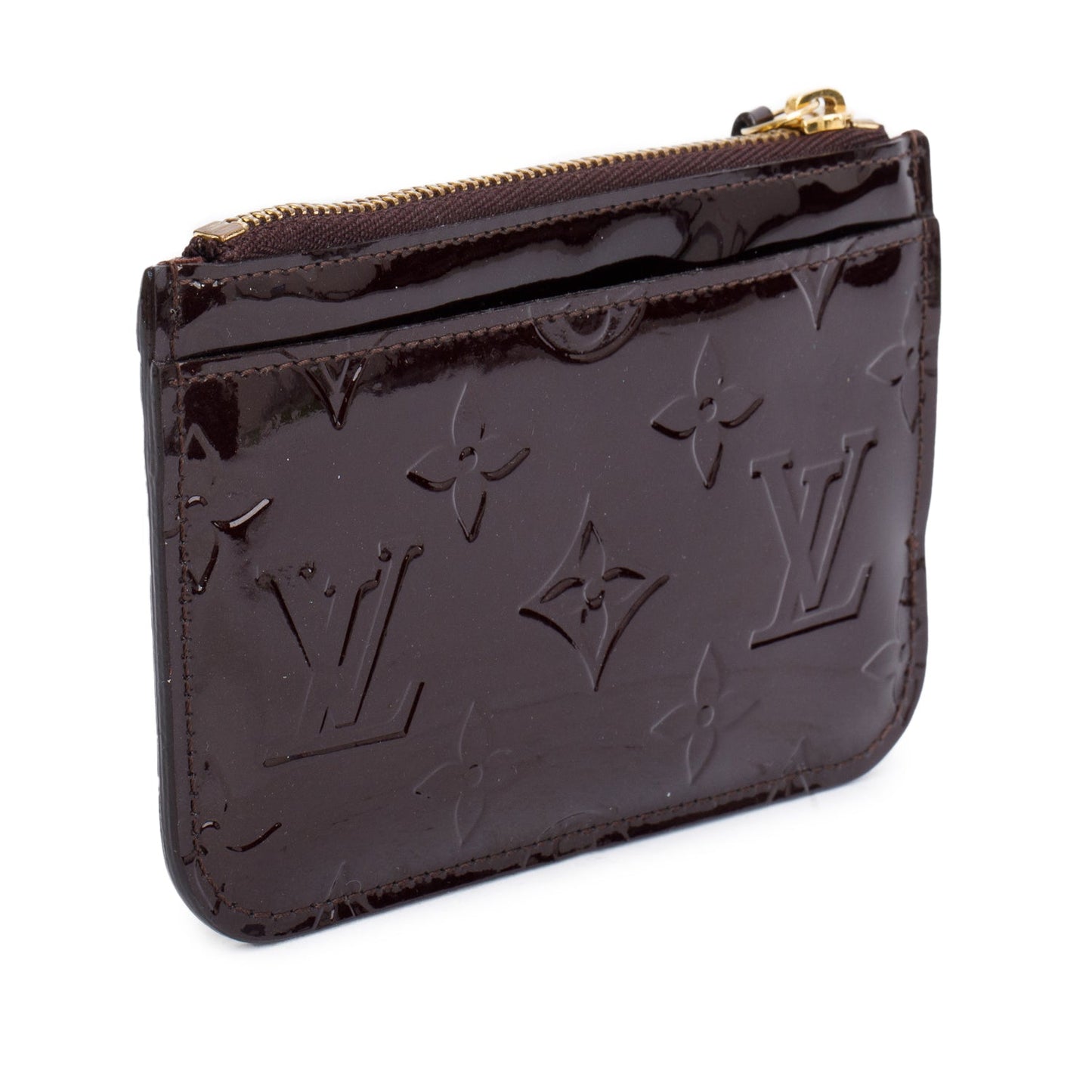 Louis Vuitton Amarante Monogram Vernis Leather Key Pouch