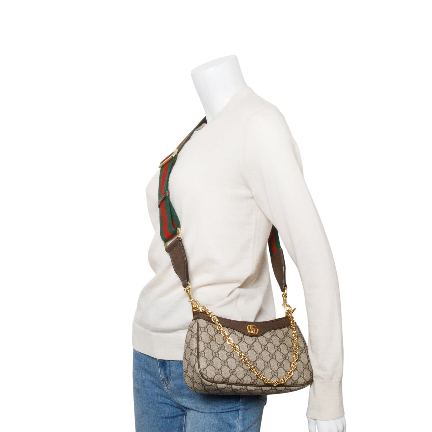Gucci GG Supreme Ophidia Small Shoulder Bag