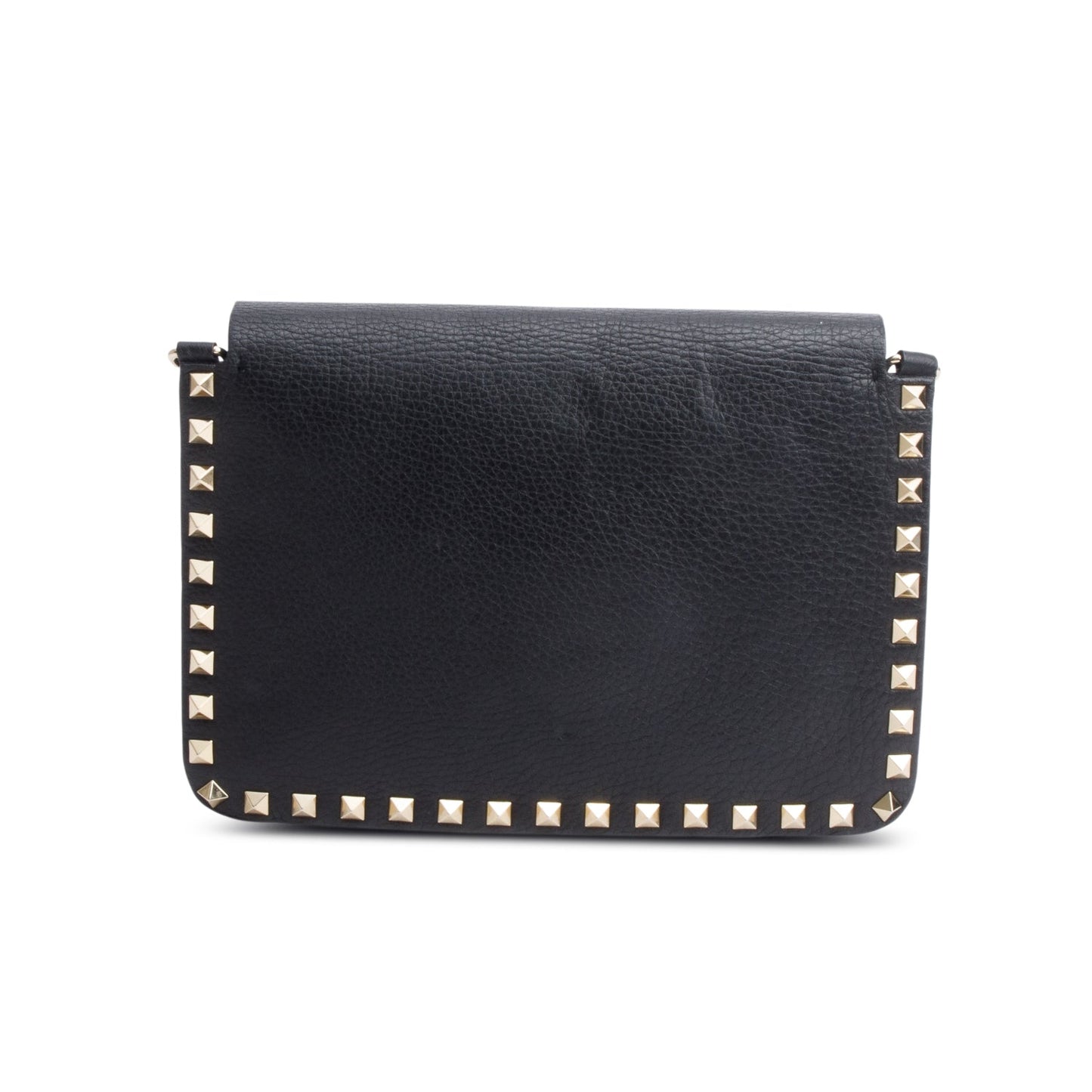 Valentino Garavani Black Small Leather Rockstud Bag