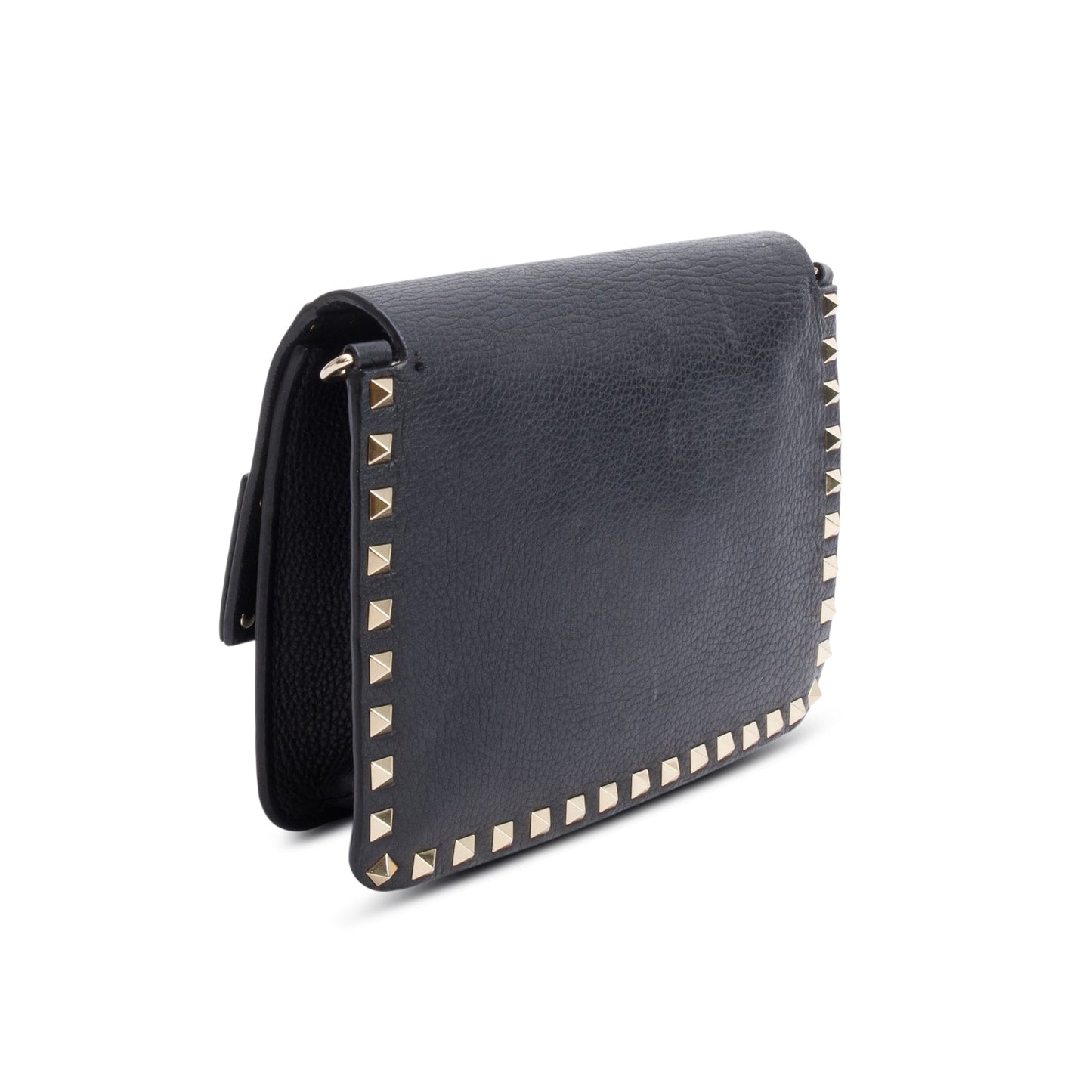 Valentino Garavani Black Small Leather Rockstud Bag