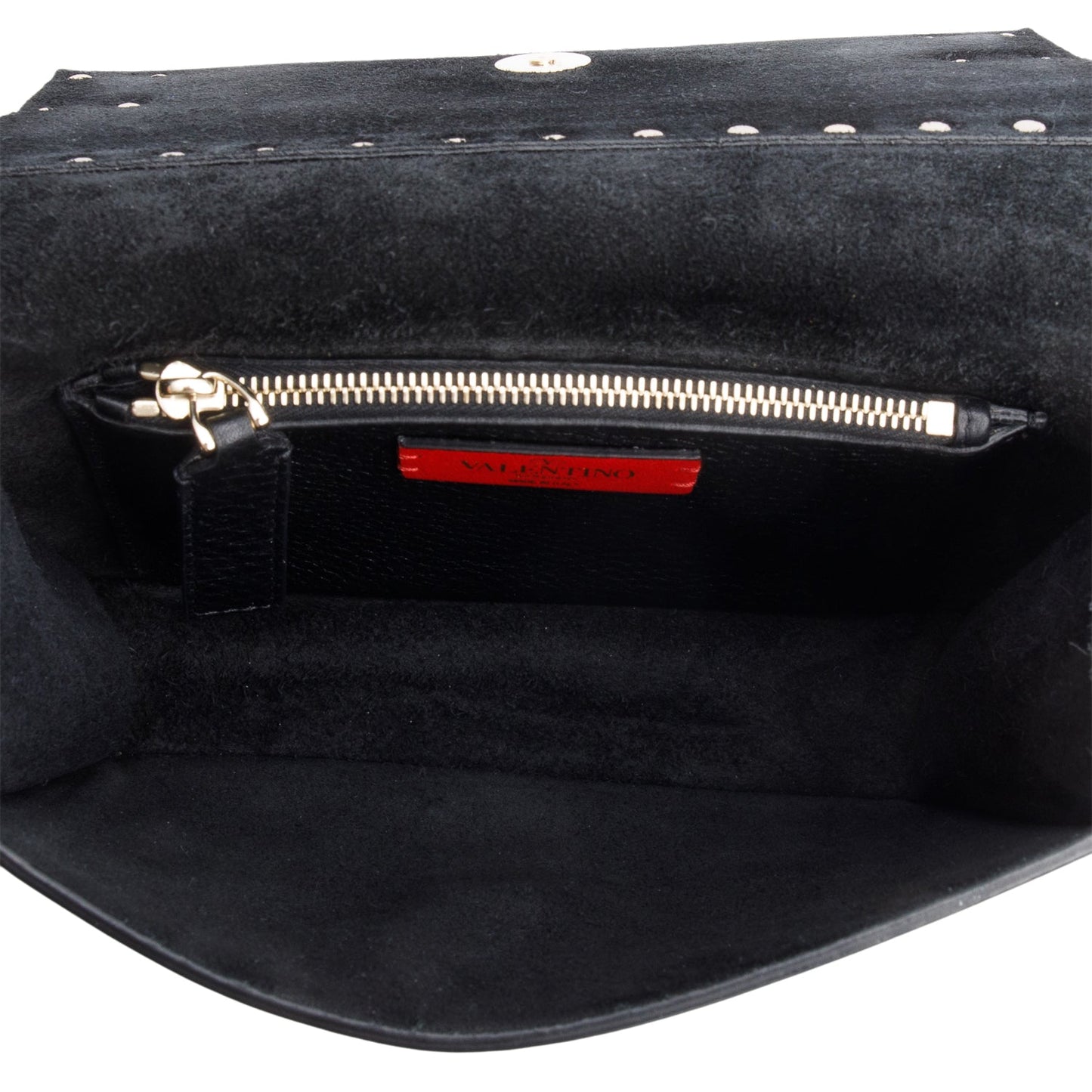 Valentino Garavani Black Small Leather Rockstud Bag