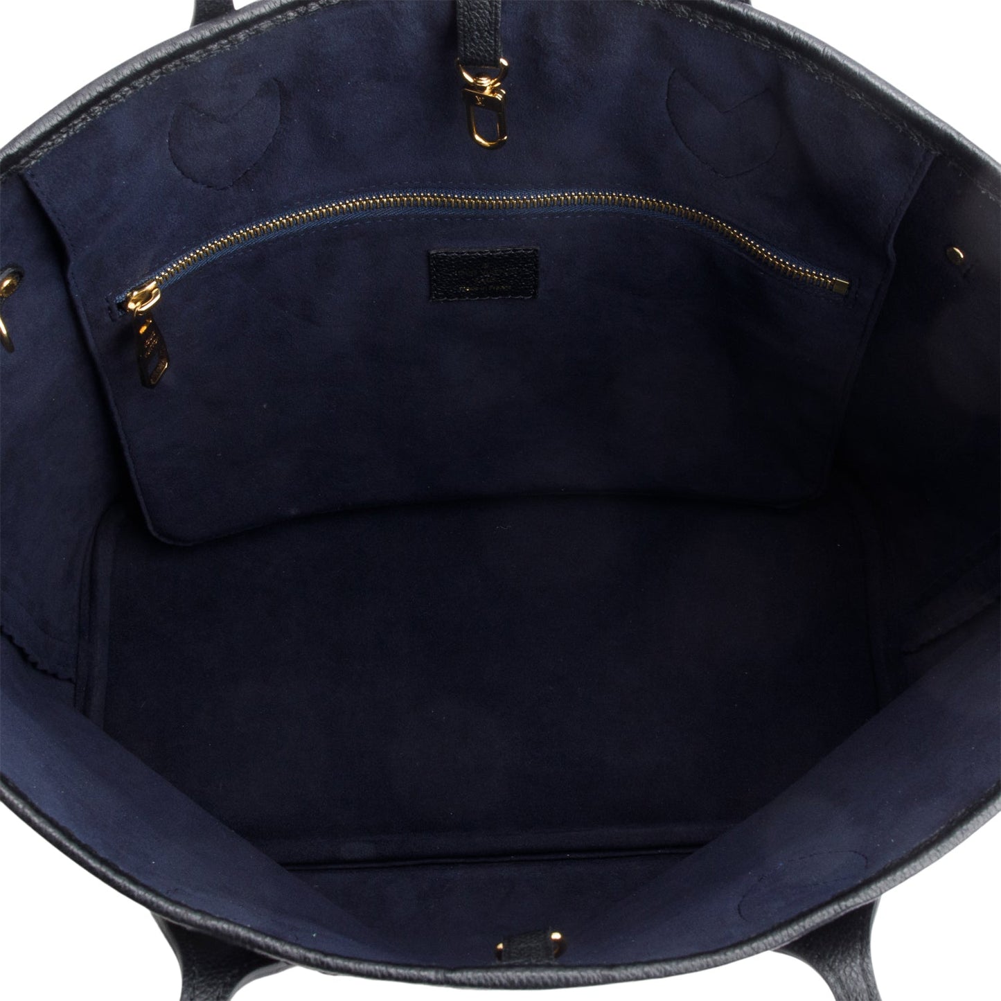 Louis Vuitton Black Monogram Empreinte Leather Neverfull MM