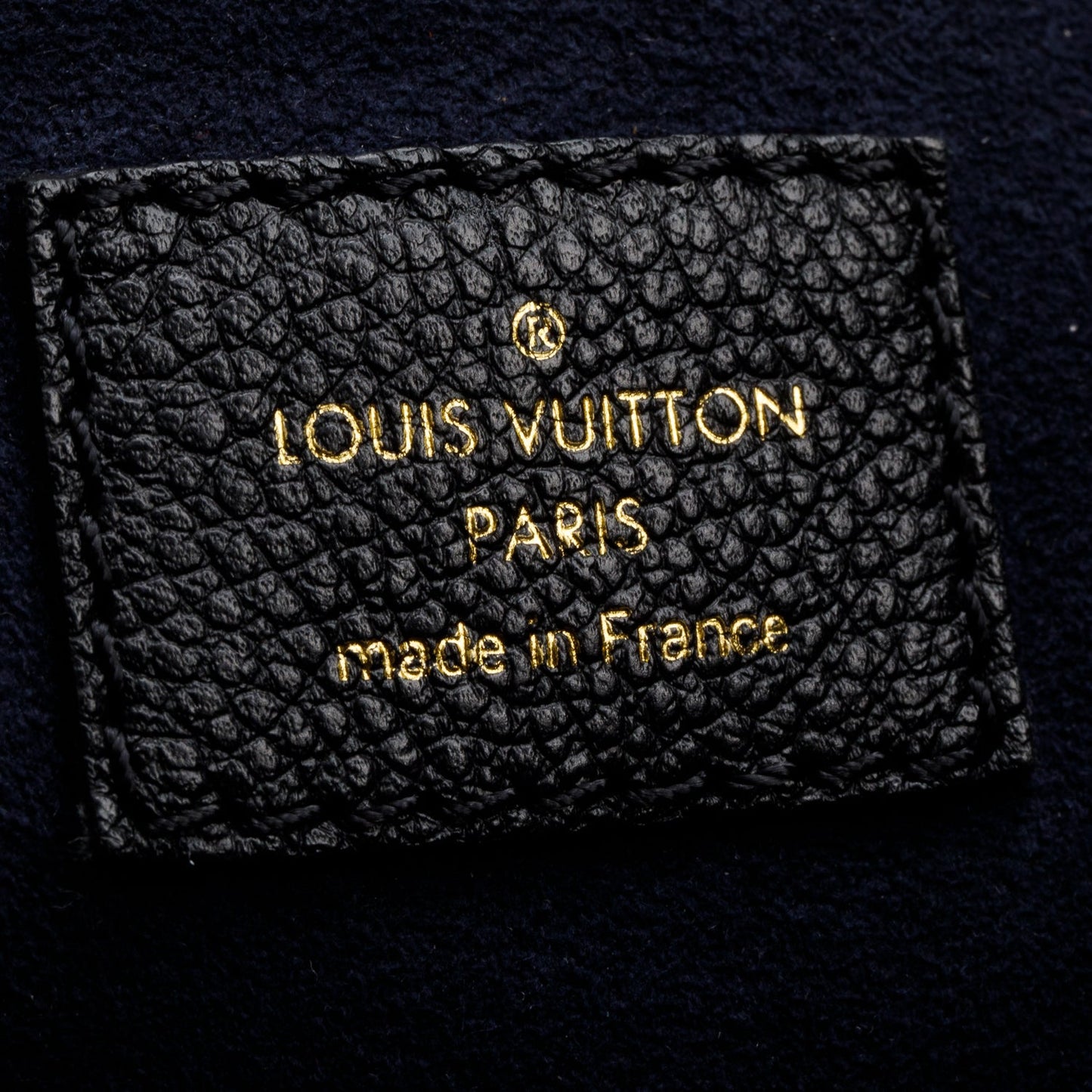 Louis Vuitton Black Monogram Empreinte Leather Neverfull MM