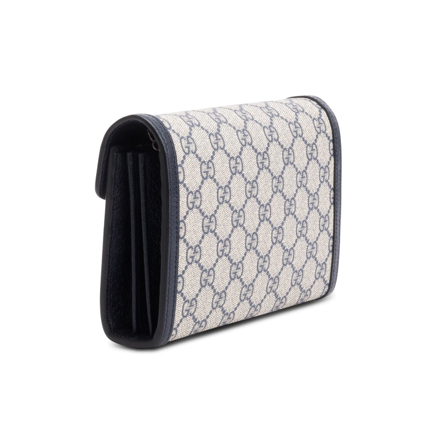 Gucci Beige/Blue Dionysus GG Supreme Wallet on Chain