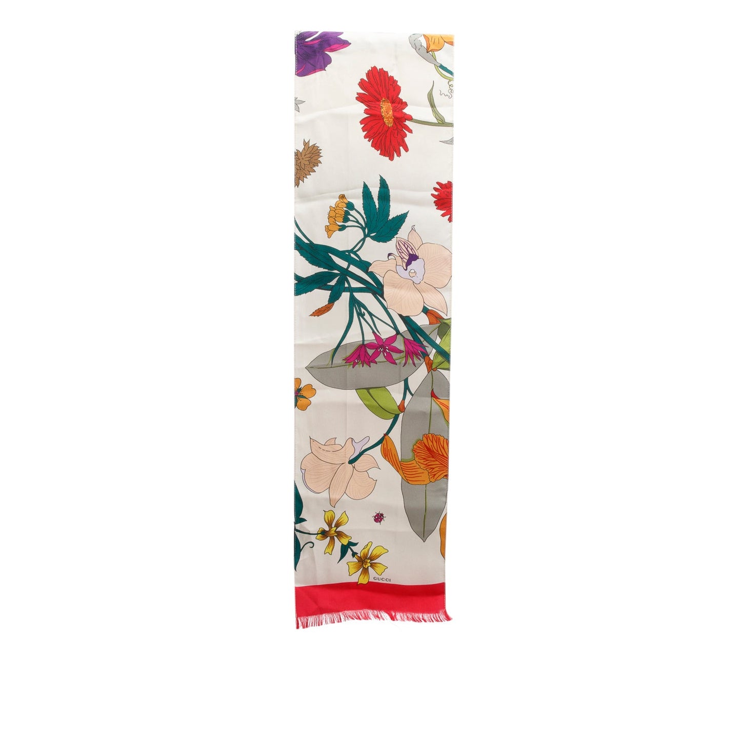 Gucci Multicolor Floral Silk Bandeau