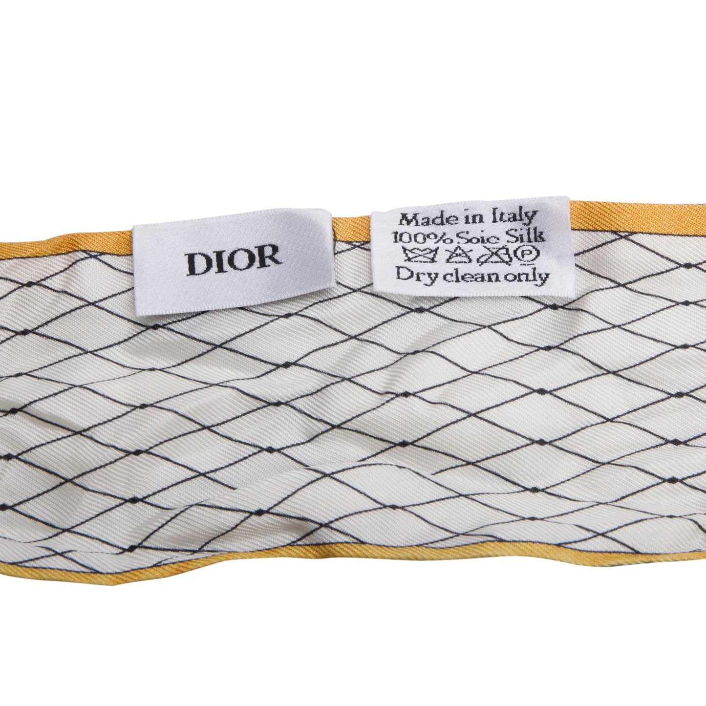 Christian Dior Le Monde Silk Twilly
