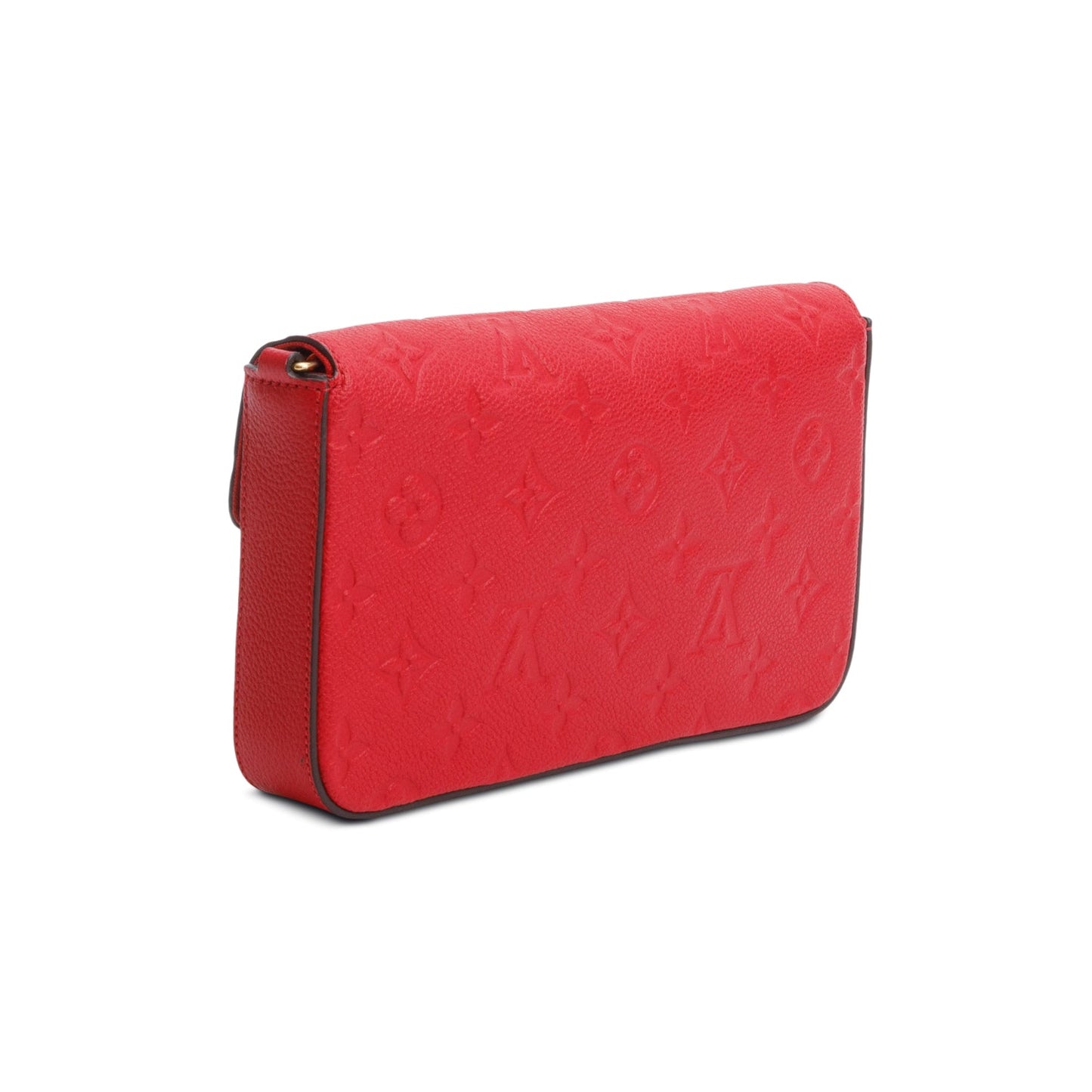 Louis Vuitton Red Monogram Empreinte Leather Felicie Pochette