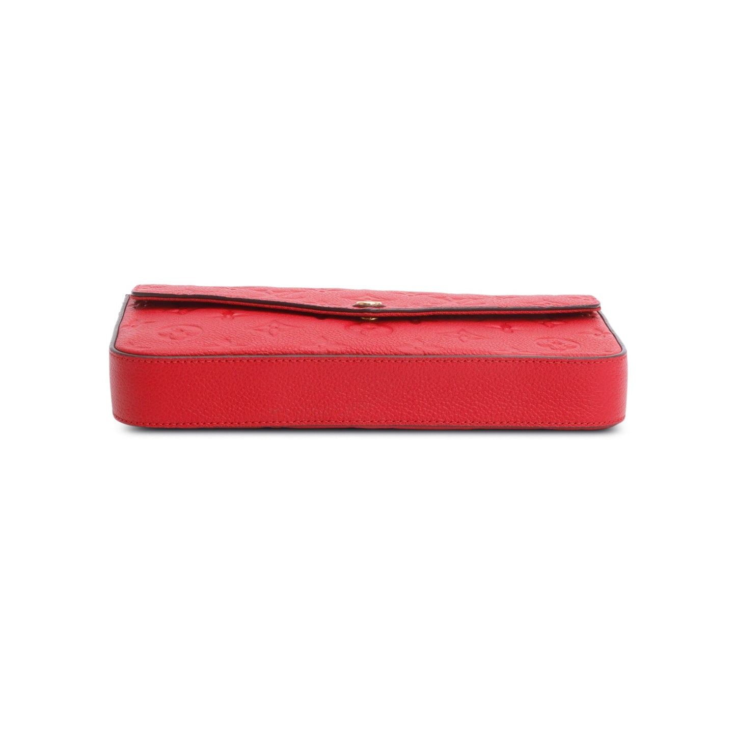 Louis Vuitton Red Monogram Empreinte Leather Felicie Pochette