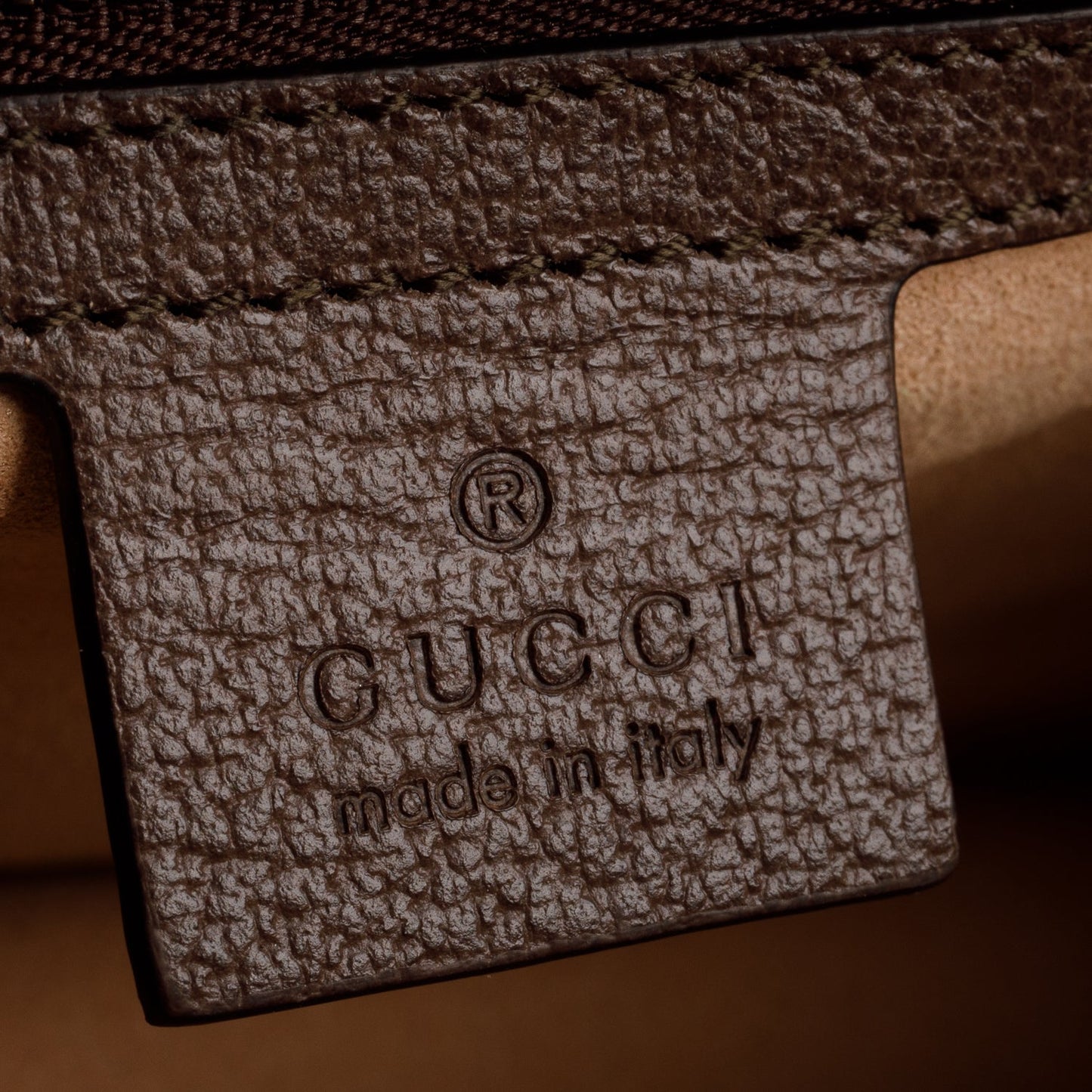 Gucci 2022 GG Supreme Ophidia Medium Top Handle Bag